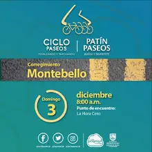 Ciclo y Patín Paseo corregimiento Montebello