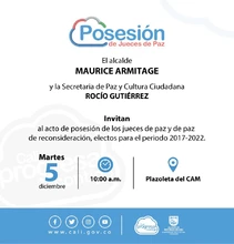 Acto de posesión de los jueces de paz y jueces de paz de reconsideración