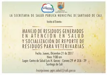Manejo de Residuos Generados en Atención en Salud y Socialización de Reporte de Residuos para Veterinarias.