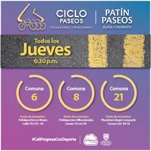 Ciclo y Patín Paseos del dia Jueves