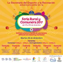 Feria Rural y Comunera 2017 Disfruta la feria en familia de una manera diferente con deporte y recreación