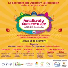 Feria Rural y Comunera 2017 Disfruta la feria en familia de una manera diferente con deporte y recreación