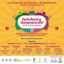 Feria Rural y Comunera 2017 Disfruta la feria en familia de una manera diferente con deporte y recreación