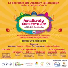 Feria Rural y Comunera 2017 Disfruta la feria en familia de una manera diferente con deporte y recreación