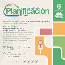 Presentación de propuestas de proyectos para comuna 2- UPU 1 (Rendición de Cuentas)