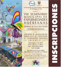 VIII Seminario Municipal Enfermedades Huérfanas. Síndrome de talla baja severa espondiloartropatías