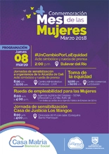 Conmemoración mes de las mujeres