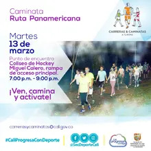 Caminata ruta Panamericana