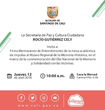Firma Memorando entendimiento Mesa académica del Museo 