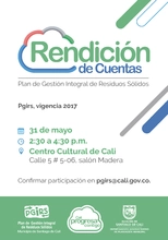 Rendición de cuentas PGIRS