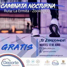 Caminata nocturna ruta La Ermita - Zoológico