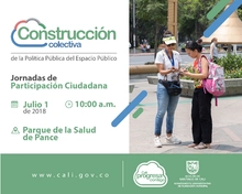 Jornada de construcción colectiva de la Política Pública de Espacio Público