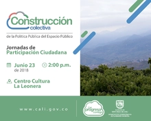 Jornada de construcción colectiva de la Política Pública de Espacio Público