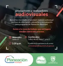 Mesa de trabajo con posibles oferentes de videos para Planeación Municipal