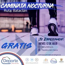 Caminata nocturna ruta Bataclán