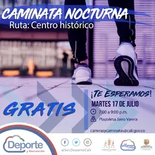 Caminata nocturna ruta Centro Histórico