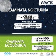 Caminata ecológica ruta Guacas