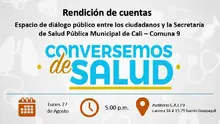 Rendición de Cuentas, Conversemos de Salud Comuna 9