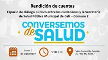 Rendición de Cuentas, Conversemos de Salud Comuna 2