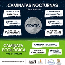 Caminata nocturna ruta Bataclán