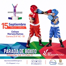 Parada de Boxeo categorías sub 17 y sub 19