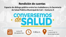 Rendición de Cuentas, Conversemos de Salud Comuna 3