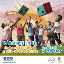 Párchate en el Coliseo El Pueblo y sus alrededores