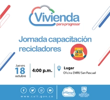 Jornada capacitación recicladores