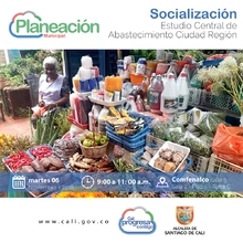 Socialización estudio de abastecimiento de la Ciudad-Región