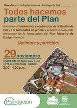 Socialización de la propuesta preliminar de la formulación del Plan Maestro de Equipamientos