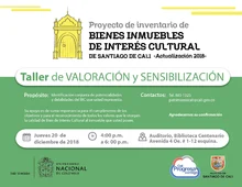 Taller de valoración y sensibilización del proyecto de actualización del inventario de BIC