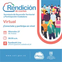 Foro Virtual de Rendición de cuentas