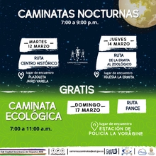 Caminata nocturna ruta Centro Histórico