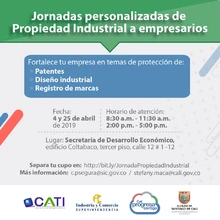 Jornadas personalizadas de propiedad industrial a empresarios