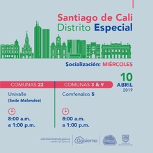 Socialización comunas 3,9 y 22