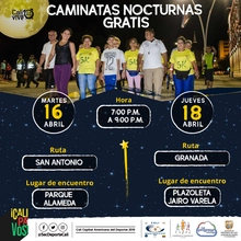 Caminata nocturna ruta San Antonio