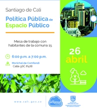 Política Pública De Espacio Público comuna 15