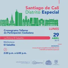 Talleres de Participación Ciudadana La Elivra y El Saladito