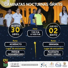 Caminata nocturna ruta Acueducto