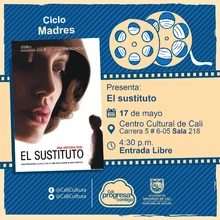 "Ciclo Madres Película: El sustituto de Clint Eastwood Año: 2008 Duración: 141 minutos Estados Unidos" - Sala 218 – Centro Cultural de Cali