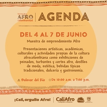 Muestra de emprendimiento Afro