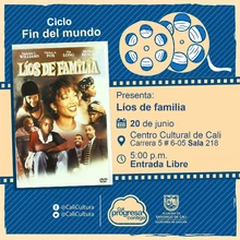 "Ciclo Decadencia Película:Líos de familia de George Tillman  Año: 1997 Duración: 115 minutos Estados Unidos" - Sala 218 – Centro Cultural de Cali
