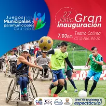 Inauguración XIV Juegos Municipales y Paramunicipales Cali 2019