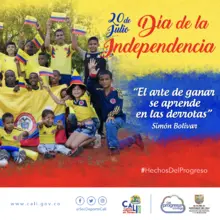 20 de julio Día de la independencia