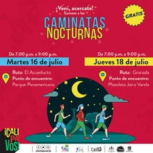 Caminata nocturna ruta Granada