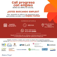 Continúa la convocatoria Bono de Impacto Social