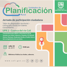 Taller de diagnóstico territorial - Los Andes (UPR 2)