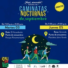Caminata nocturna ruta Granada