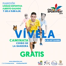 Caminata ruta Cerro de La Bandera - Cali SportFest2019