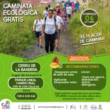 Caminata ecológica ruta La Bandera
